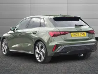 New Audi A3 Black Edition 148 HP (108 kW) 2026 District green