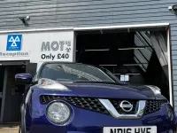 Gebraucht Nissan Juke Acenta 110 PS (80 kW) 2016 Blau SUV