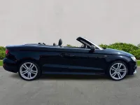 Used Audi A3 Cabriolet S-Line 150 HP (110 kW) 2017 Black Cabriolet