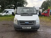 Used Ford Transit 115 HP (84 kW) 2008 White Cabriolet