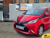Used Toyota Aygo x-press 69 HP (50 kW) 2015 Red Hatchback