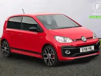 Begagnad VW up! GTI 115 HK (84 kW) 2018 Röd Halvkombi