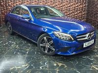 Used Mercedes C200 184 HP (135 kW) 2019 Blue Sedan