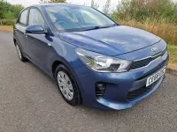 Used Kia Rio 83 HP (61 kW) 2018 Blue Hatchback