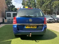 Used Vauxhall Zafira 115 HP (84 kW) 2009 Blue MPV