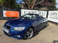 Used BMW 320 Cabriolet M Sport 2012 Blue Cabriolet