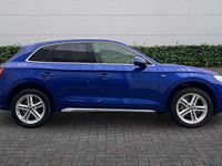 Used Audi Q5 S-Line 261 HP (191 kW) 2021 Blue SUV