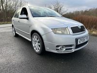 Used Skoda Fabia vRS 130 HP (95 kW) 2005 Silver Hatchback