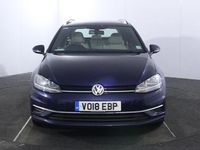 Used VW Golf VII SE 125 HP (91 kW) 2018 Blue Estate