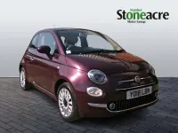 Used Fiat 500 Lounge 69 HP (50 kW) 2018 Red Hatchback