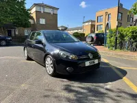 Used VW Golf VI SE 122 HP (89 kW) 2010 Black Hatchback