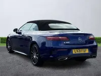 Used Mercedes E300 AMG line 2021 Blue Cabriolet