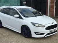 Used Ford Focus ST-Line 125 HP (91 kW) 2018 White Hatchback