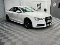 Second-hand Audi A5 S-Line 170 CP (125 kW) 2014 Alb Coupe