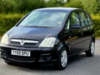 Used Vauxhall Meriva Club 2009 Black MPV