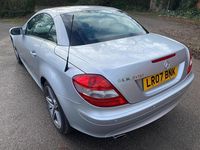 Begagnad Mercedes SLK200 2007 Silver Cab