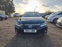 Used Lexus CT200h Sport Line 135 HP (99 kW) 2012 Black Hatchback