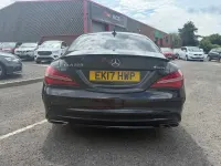Used Mercedes CLA220 AMG line 177 HP (130 kW) 2017 Black Coupe