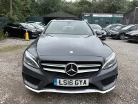 Used Mercedes C200 AMG line 136 HP (100 kW) 2016 Grey Sedan