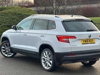 Used Skoda Karoq 147 HP (108 kW) 2018 Moon white metallic SUV