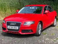 Used Audi A4 2009 Red Sedan