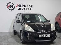 Begagnad Nissan Note N-TEC 88 HK (64 kW) 2011 Svart Halvkombi