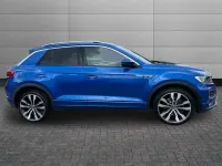 Used VW T-Roc R-line 150 HP (110 kW) 2021 Blue SUV