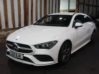 Used Mercedes CLA180 AMG line 2021 White Coupe