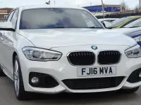 Used BMW 118 M Sport 136 HP (100 kW) 2016 White Hatchback