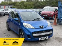 Second-hand Peugeot 107 68 CP (50 kW) 2010 Albastru Hatchback
