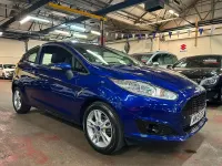 Used Ford Fiesta Zetec 82 HP (60 kW) 2015 Blue Hatchback