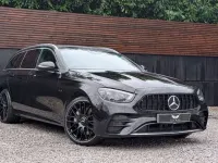 Used Mercedes E300 AMG line 2021 Black Estate