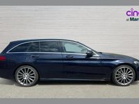 Begagnad Mercedes C220 AMG Line Premium 168 HK (123 kW) 2017 Blå Kombi