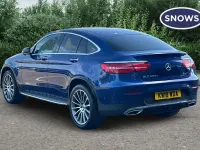 Used Mercedes GLC250 AMG line 204 HP (150 kW) 2018 Blue SUV