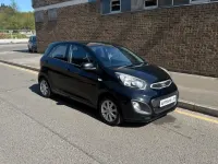 Second-hand Kia Picanto 68 CP (50 kW) 2012 Negru Hatchback