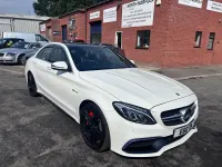 Used Mercedes C63S AMG Premium 2016 White Sedan