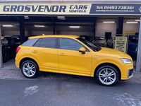 Used Audi Q2 S-Line 150 HP (110 kW) 2017 Yellow SUV