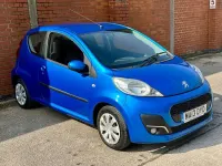 Second-hand Peugeot 107 Active 68 CP (50 kW) 2013 Albastru Hatchback