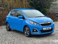 Used Peugeot 108 Allure 82 HP (60 kW) 2015 Blue Hatchback