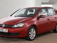 Used VW Golf VI Match 105 HP (77 kW) 2011 Red Hatchback