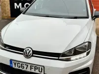 Used VW Golf VII R-line 150 HP (110 kW) 2017 White Hatchback