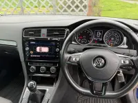 Used VW Golf VII GT 2018 Blue Hatchback