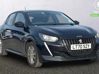 Używany Peugeot 208 Active 75 KM (55 kW) 2020 Czarny Hatchback