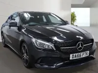 Used Mercedes CLA220 AMG line 2016 Black Coupe