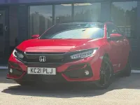 Used Honda Civic Sport 126 HP (92 kW) 2021 Red Hatchback