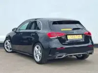 Used Mercedes A200 AMG line 163 HP (119 kW) 2019 Black Hatchback
