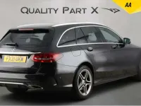 Used Mercedes C300e AMG line 2021 Black Estate