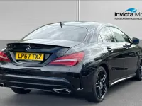 Begagnad Mercedes CLA180 AMG line 122 HK (89 kW) 2018 Svart Sedan