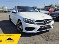 Used Mercedes C220 AMG Line Premium Plus 2017 White Coupe