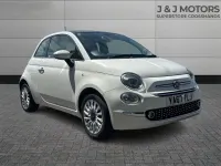 Used Fiat 500 Lounge 69 HP (50 kW) 2018 White Hatchback